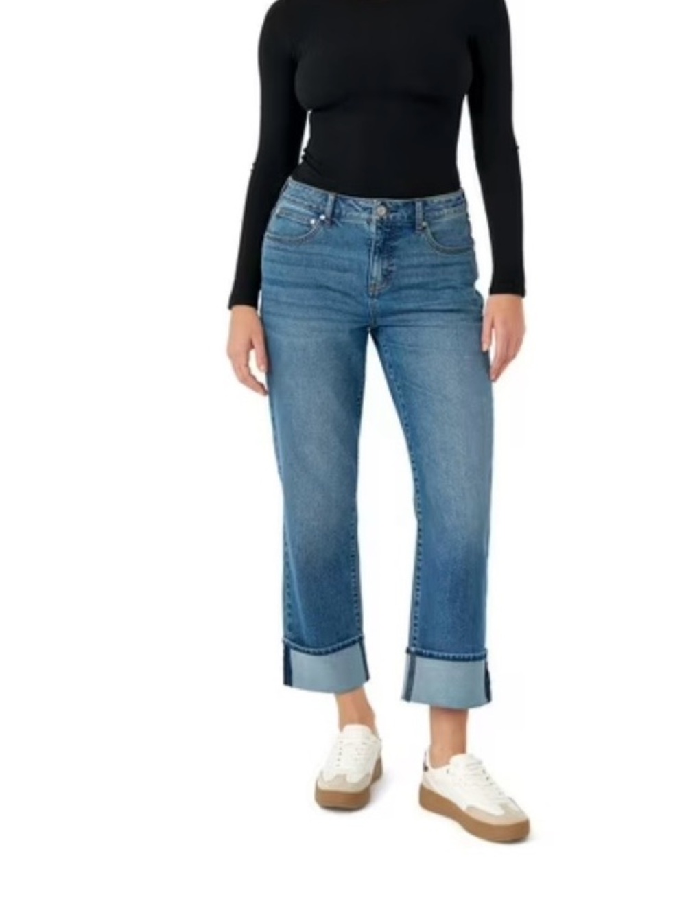 Edited x Hunter McGrady cuffed jeans size 14